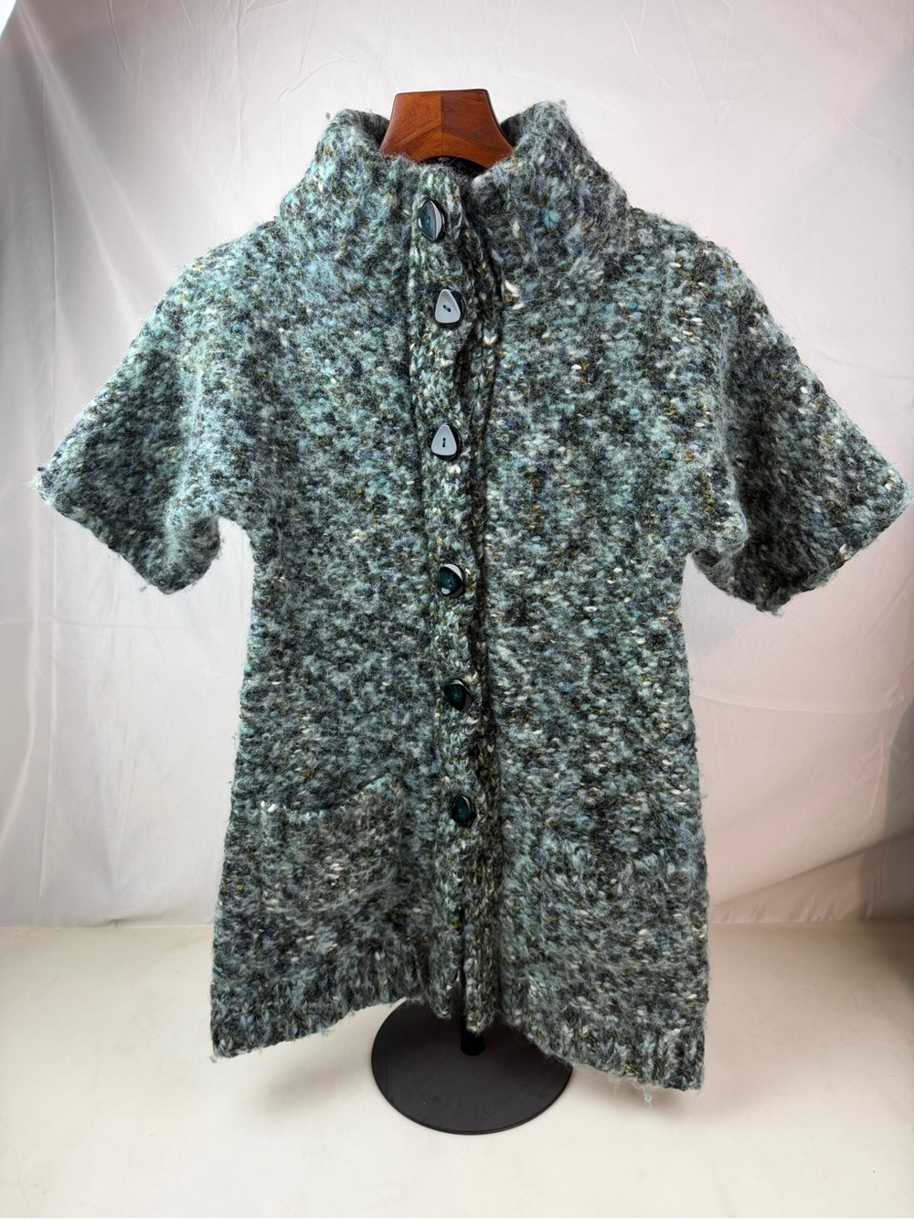 Anthropologie Tabitha Chunky Wool Blend Oversized Cardigan Sweater M